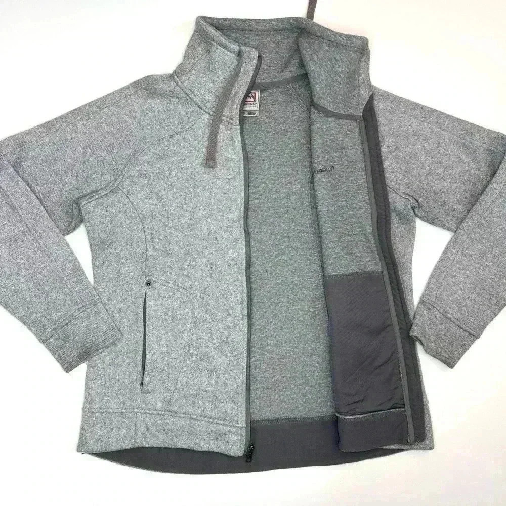 Avalanche Women’s Full Zip Mock Neck Sweater, Thermal Layering Jacket Size- XL - Picture 11 of 14